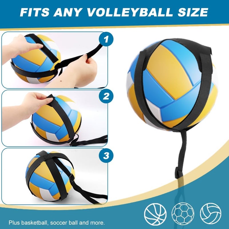 Restynic Volleyball Training Equipment Aid, Volleyball Rebounder Trainer Kit, Solo Practice Trainer for Serving Setting Spiking and Arm Swing, Volley-ball Gifts for Teen Girls & Boys - Image 4